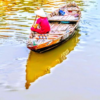 De lokale bevolking in authentiek Hoi An 